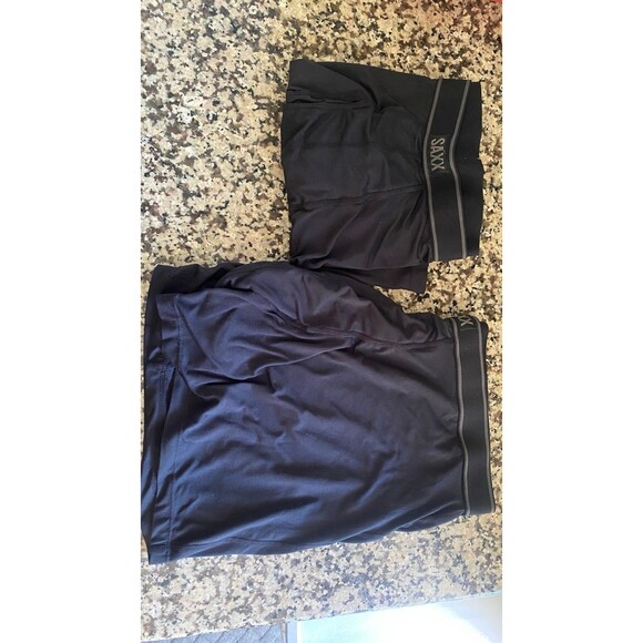 Lot of 2 SAXX Daytripper Ballpark Pouch Boxer Briefs Black Size XXL - Picture 1 of 5